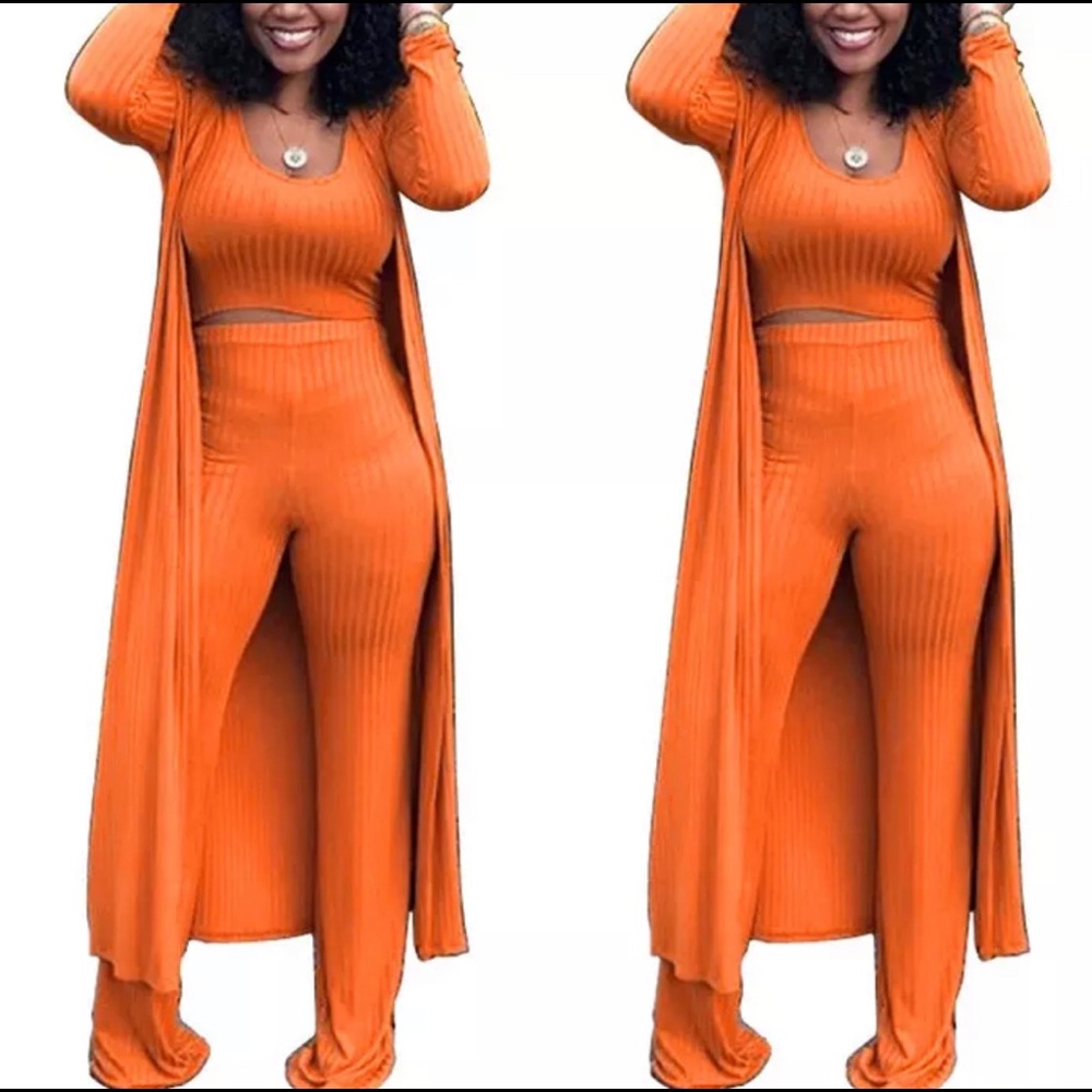 3 Piece Ribbed Set